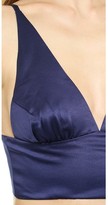 Thumbnail for your product : Cynthia Rowley Dutches Satin Cropped Cami