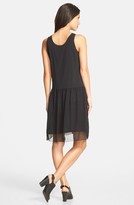 Thumbnail for your product : Eileen Fisher U-Neck Silk Chiffon Tank Dress