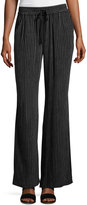 Thumbnail for your product : Joie Aryn Metallic-Stripe Drawstring Pants, Black