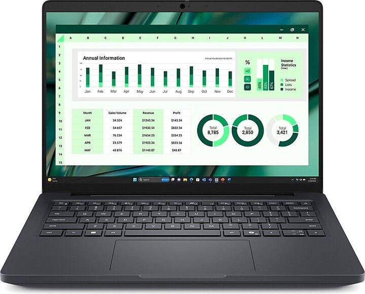 Dell Pro Max 14" AI Laptop, Copilot+ PC, Intel Core Ultra 7 265H, 32GB RAM, 512GB SSD, Backlit Keyboard, Windows 11 Pro