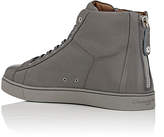 Thumbnail for your product : Gianvito Rossi Men's Back-Zip Leather High-Top Sneakers
