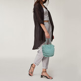 Thumbnail for your product : Tod's Green Pleated Leather Tote