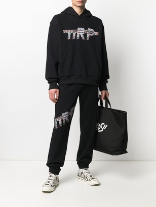 Styland notRainProof graphic-print track pants