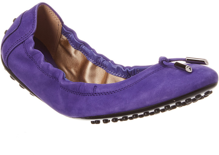 Tod's suede ballet flats Clearance