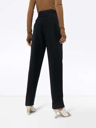 RE/DONE Pleated Straight-Leg Trousers