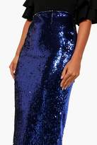 Thumbnail for your product : boohoo All Over Sequin Long Line Midi Skirt