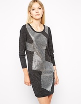 Thumbnail for your product : Selected Kosma Long Sleeve Dress - Dgm with sequins
