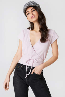 Glamorous Wrap Over Short Top