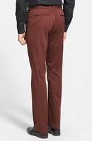 Thumbnail for your product : John Varvatos 'Melvin' Flat Front Cotton & Wool Trousers