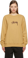 Thumbnail for your product : Stussy Khaki Embroidered Stock Sweatshirt