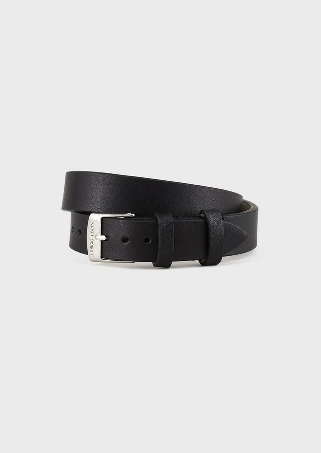 armani leather bracelet mens