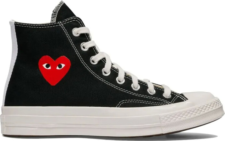 Comme des Garcons x Converse Chuck 70 heart-motif high-top sneakers
