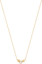 Thumbnail for your product : Jacquie Aiche Moonstone Cluster Leave Necklace