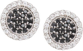 Jamie Wolf Scallop Pave Black & White Diamond Earrings