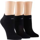 Thumbnail for your product : Calvin Klein Logo 3 pair pack trainer socks