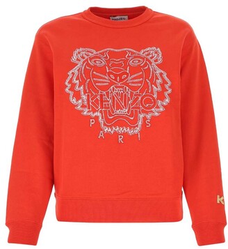 Kenzo Women's Red Sweatshirts & Hoodies | ShopStyle