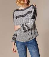 Thumbnail for your product : Karen Millen Embroidered Gingham Blouse