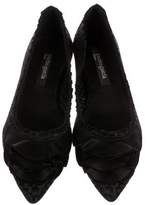 Thumbnail for your product : Pedro Garcia Anna Satin Flats