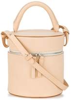 Thumbnail for your product : Building Block Peach drum Leather shoulder bag