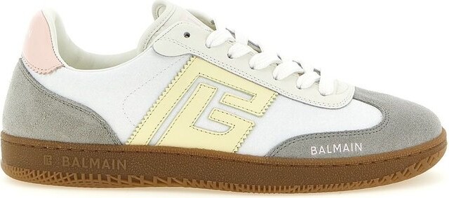 Balmain Swan Low-Top Sneakers