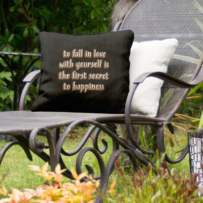 ArtVerse Loving Yourself Indoor/Outdoor Throw Pillow