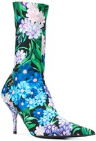 Thumbnail for your product : Balenciaga floral print Knife boots