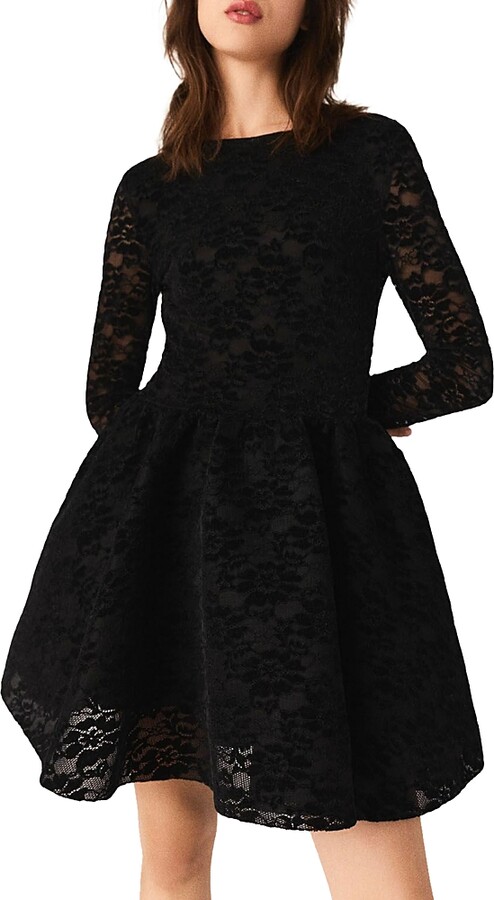 Maje Velvet Dress