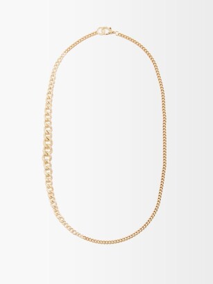 Shay Off Balance Diamond & 18kt Gold Necklace - Yellow Gold