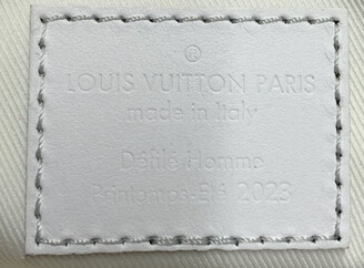 Louis Vuitton 2023 Monogram Ornaments Sac Plat 24H - White Totes