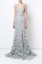 Notte by Marchesa Sleeveless Embroidered Gown