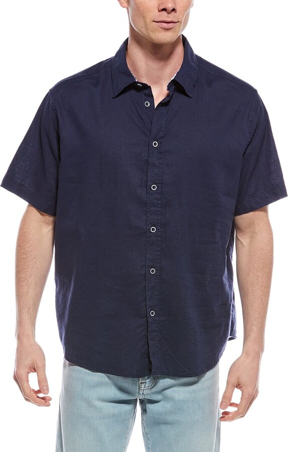 Report Collection Linen-Blend Sport Shirt