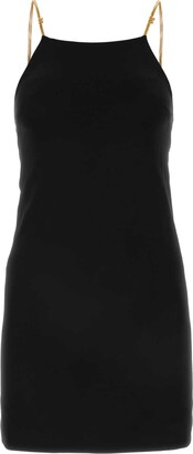 Palm Angels College Palm Sequin Embellished Mini Dress