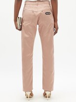Thumbnail for your product : Tom Ford Straight-leg Duchess-satin Trousers - Light Pink