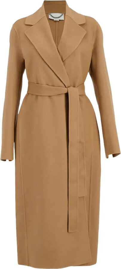 Stella McCartney Wrap Double-Face Coat