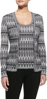 Thumbnail for your product : M Missoni Tie-Dye Stretch-Knit Cardigan & Tank