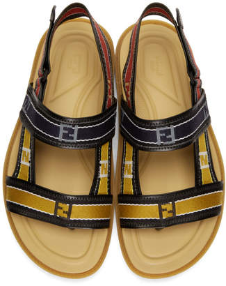 Fendi Multicolor Forever Strap Sandals