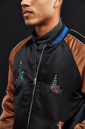 Urban Outfitters Embroidered New York City Souvenir Jacket