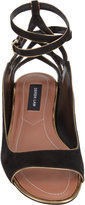 Thumbnail for your product : Derek Lam Hanne Cutout Ankle-Strap Skimmers