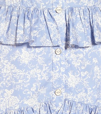Caroline Constas Iva floral stretch-cotton dress