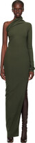 Thumbnail for your product : Rick Owens Lilies Green Sivaan Ziggy Maxi Dress