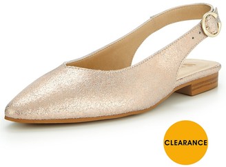 Very Leather Slingback Point Flat