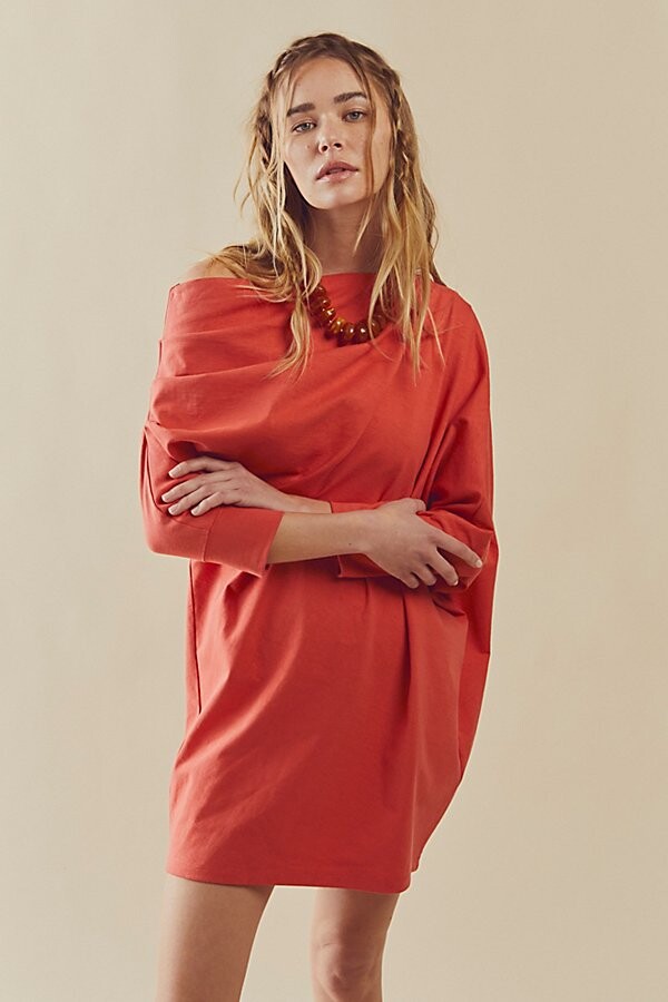 FP Beach Modern Mini Dress by at Free People, Coral Flame, XS - ShopStyle