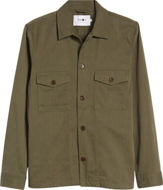 NN07 Pete Slim Fit Solid Shirt Jacket - ShopStyle Outerwear