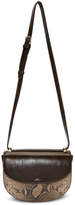 Thumbnail for your product : A.P.C. Brown Python Geneve Bag