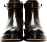 Thumbnail for your product : Givenchy Black Shark Tooth Buckle Ankle Boots