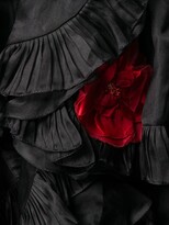 Thumbnail for your product : A.N.G.E.L.O. Vintage Cult 1980s Ruffled Rose Dress