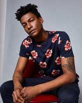 Thumbnail for your product : Ted Baker BLUEPOP Flower print cotton T-shirt