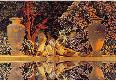 'Garden of Allah' by Maxfield Parrish Graphic Art