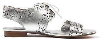 Django & Juliette New Princi Silver Womens Shoes Casual Sandals Sandals Flat