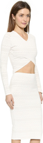 Thumbnail for your product : Rachel Pally Pointelle Knit Crop Top